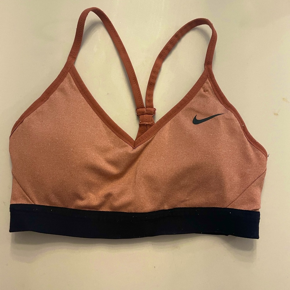 Orange Nike Sports Bra